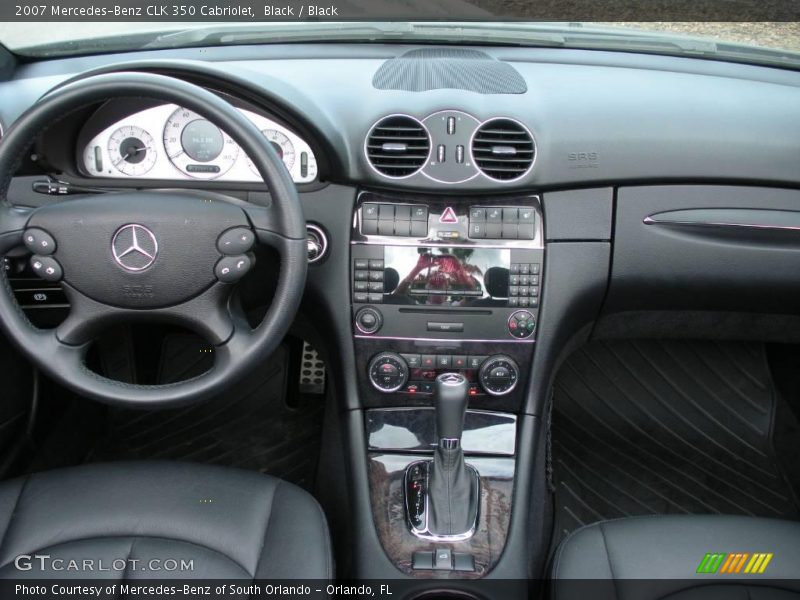 Black / Black 2007 Mercedes-Benz CLK 350 Cabriolet