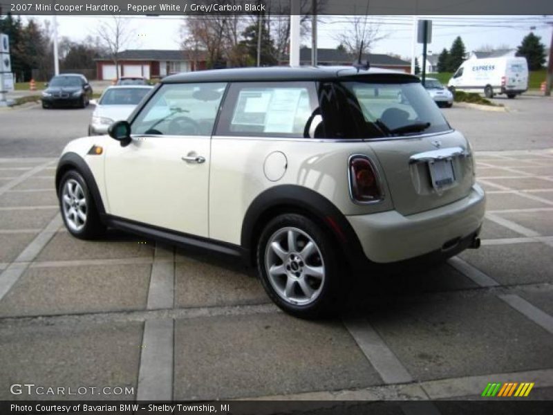 Pepper White / Grey/Carbon Black 2007 Mini Cooper Hardtop