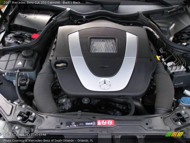 Black / Black 2007 Mercedes-Benz CLK 350 Cabriolet