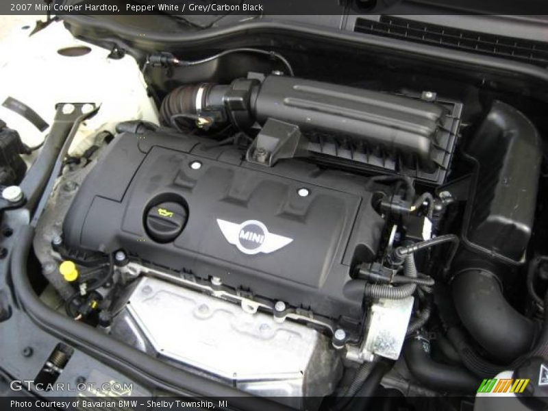 Pepper White / Grey/Carbon Black 2007 Mini Cooper Hardtop