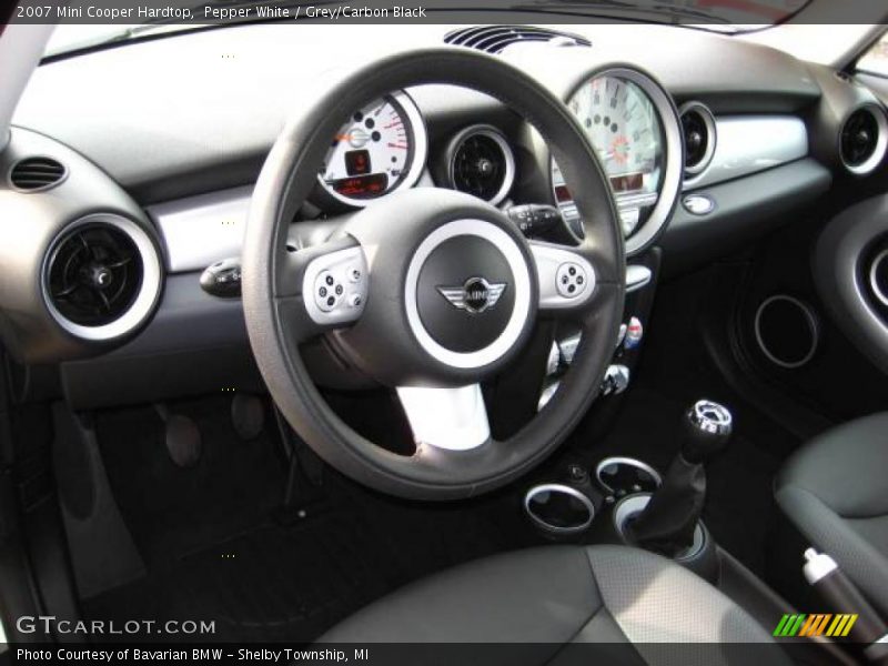 Pepper White / Grey/Carbon Black 2007 Mini Cooper Hardtop