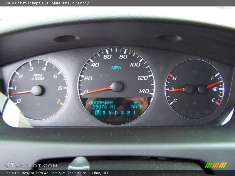 Slate Metallic / Ebony 2009 Chevrolet Impala LT