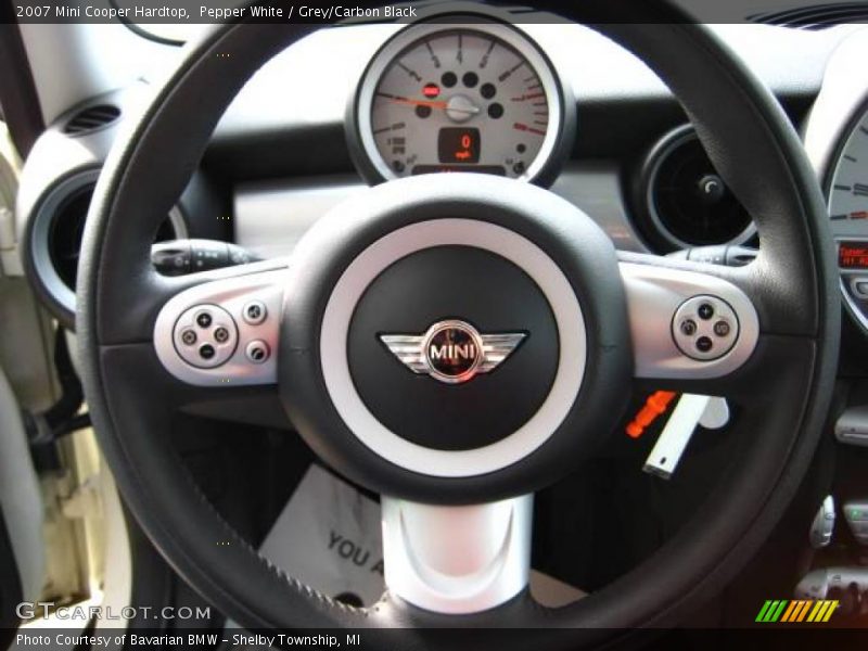 Pepper White / Grey/Carbon Black 2007 Mini Cooper Hardtop