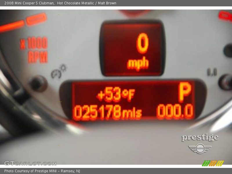 Hot Chocolate Metallic / Malt Brown 2008 Mini Cooper S Clubman