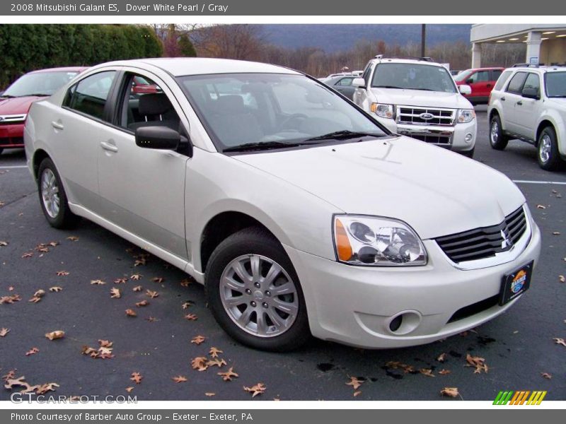 Dover White Pearl / Gray 2008 Mitsubishi Galant ES