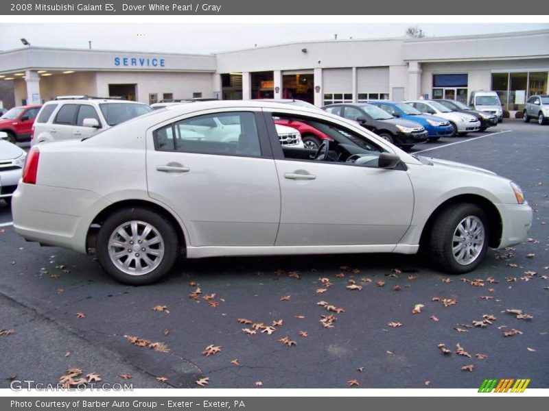 Dover White Pearl / Gray 2008 Mitsubishi Galant ES