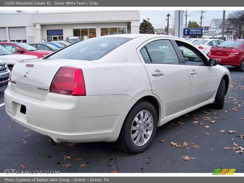 Dover White Pearl / Gray 2008 Mitsubishi Galant ES