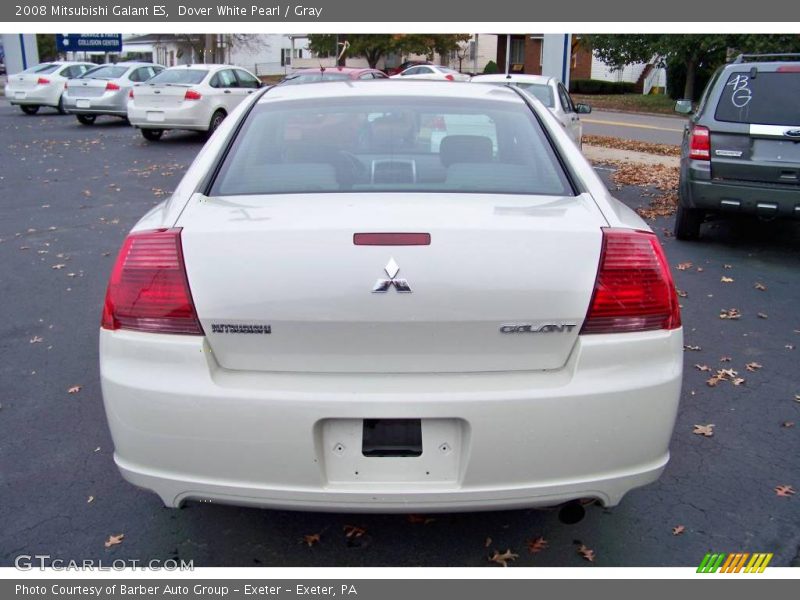 Dover White Pearl / Gray 2008 Mitsubishi Galant ES