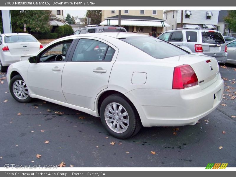 Dover White Pearl / Gray 2008 Mitsubishi Galant ES