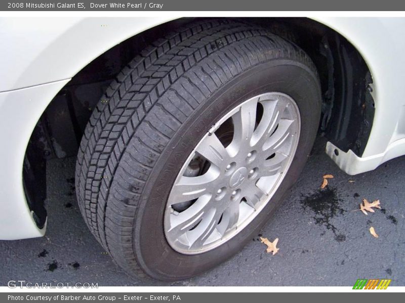 Dover White Pearl / Gray 2008 Mitsubishi Galant ES