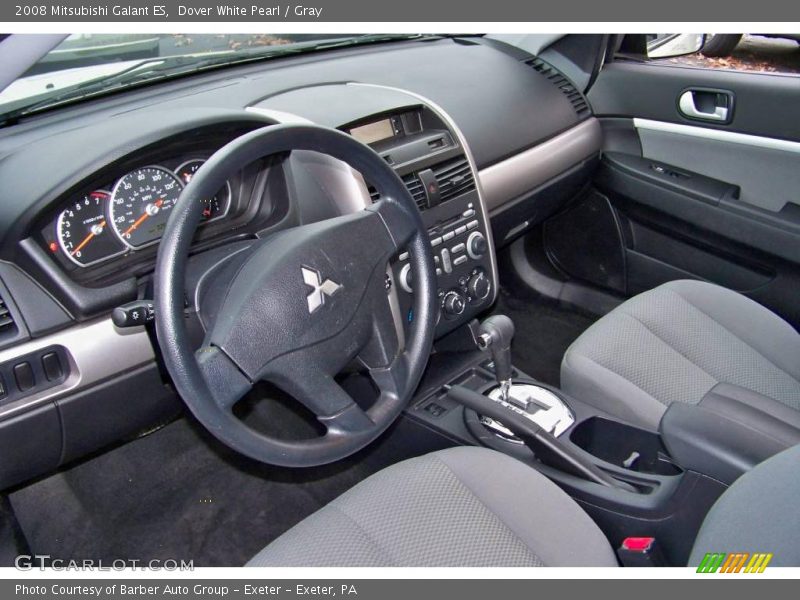 Dover White Pearl / Gray 2008 Mitsubishi Galant ES