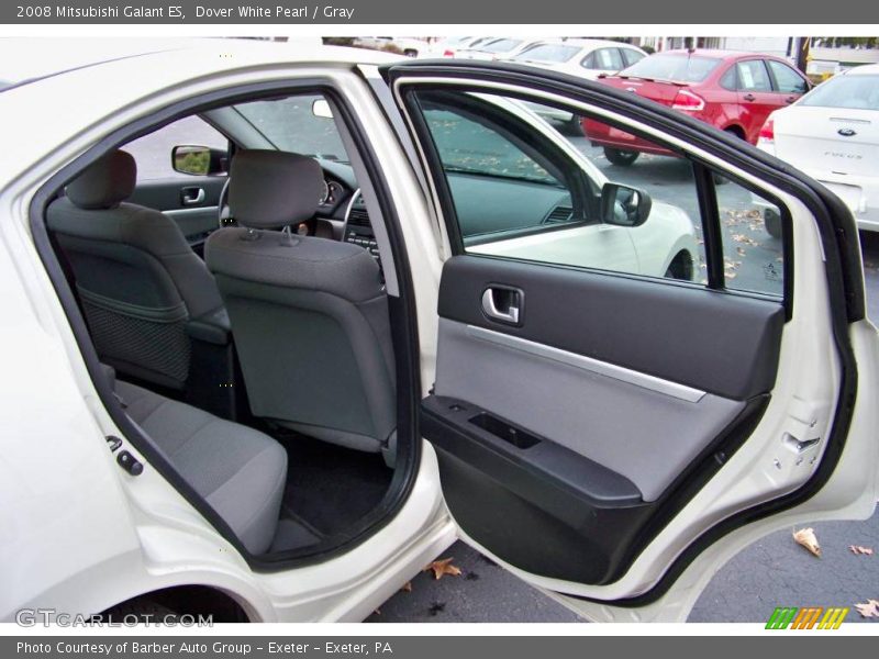 Dover White Pearl / Gray 2008 Mitsubishi Galant ES