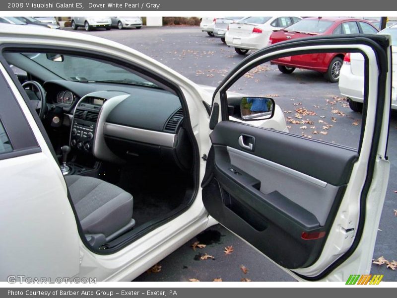 Dover White Pearl / Gray 2008 Mitsubishi Galant ES