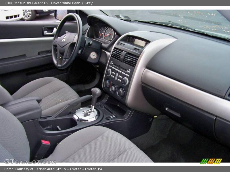 Dover White Pearl / Gray 2008 Mitsubishi Galant ES