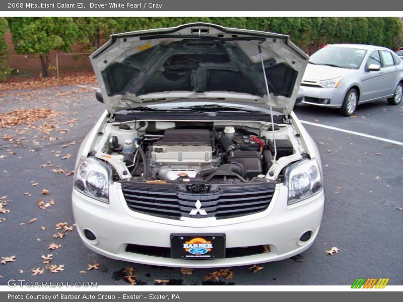 Dover White Pearl / Gray 2008 Mitsubishi Galant ES