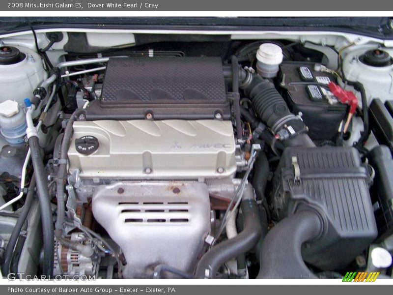 Dover White Pearl / Gray 2008 Mitsubishi Galant ES