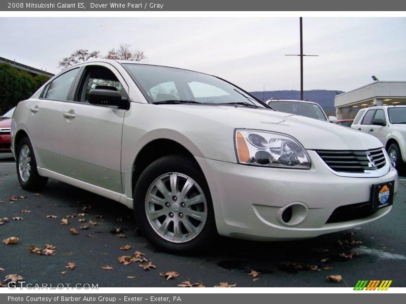 Dover White Pearl / Gray 2008 Mitsubishi Galant ES