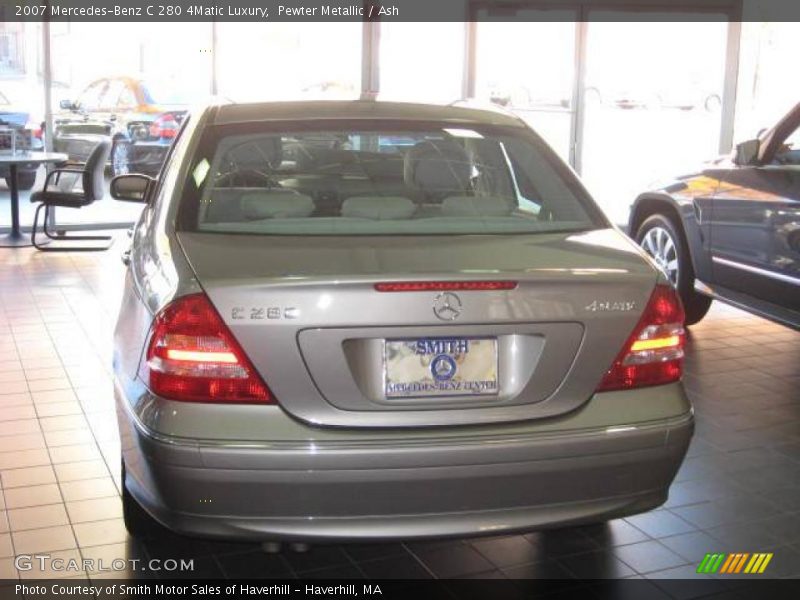 Pewter Metallic / Ash 2007 Mercedes-Benz C 280 4Matic Luxury