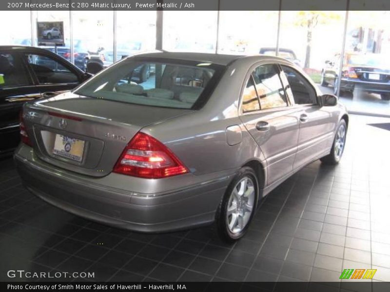 Pewter Metallic / Ash 2007 Mercedes-Benz C 280 4Matic Luxury