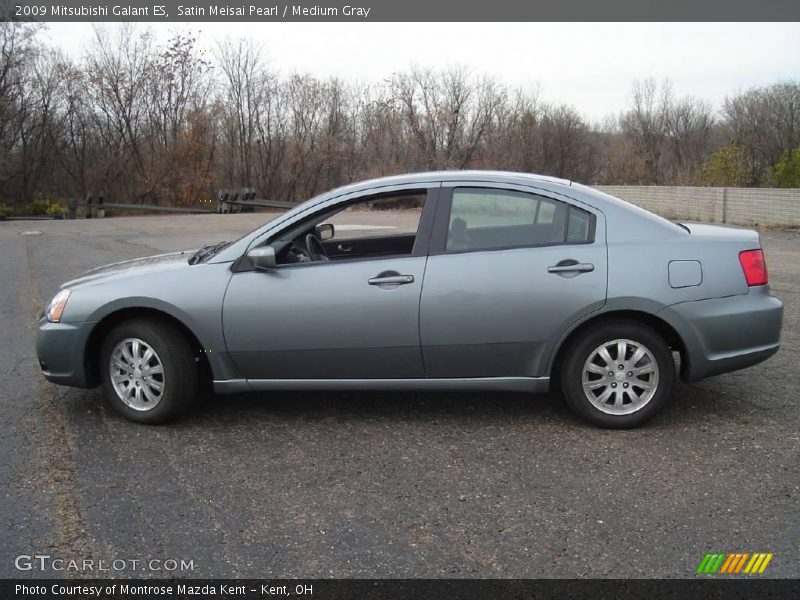 Satin Meisai Pearl / Medium Gray 2009 Mitsubishi Galant ES