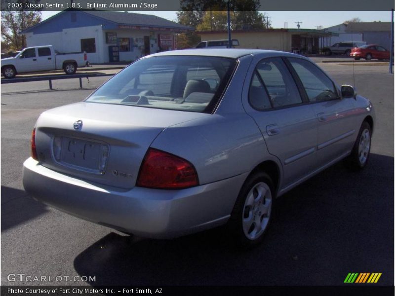 Brilliant Aluminum / Sage 2005 Nissan Sentra 1.8 S