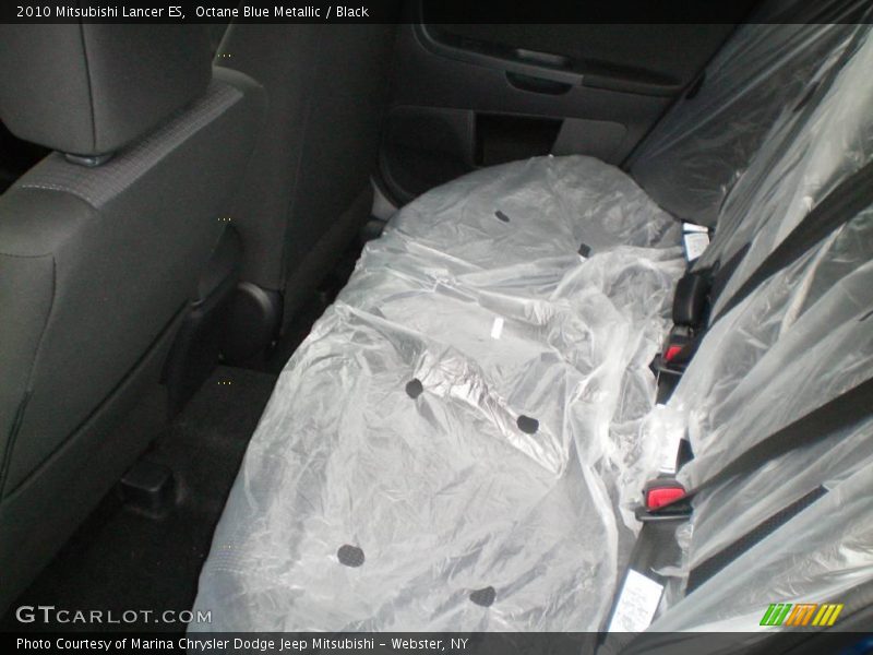 Octane Blue Metallic / Black 2010 Mitsubishi Lancer ES