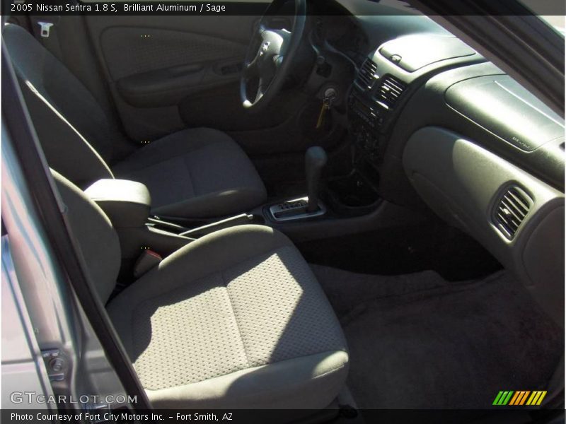 Brilliant Aluminum / Sage 2005 Nissan Sentra 1.8 S