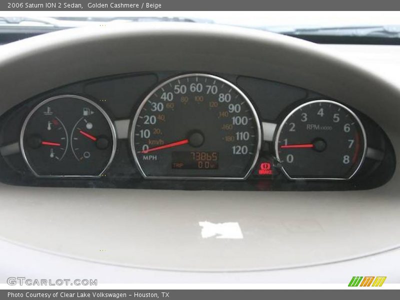 Golden Cashmere / Beige 2006 Saturn ION 2 Sedan