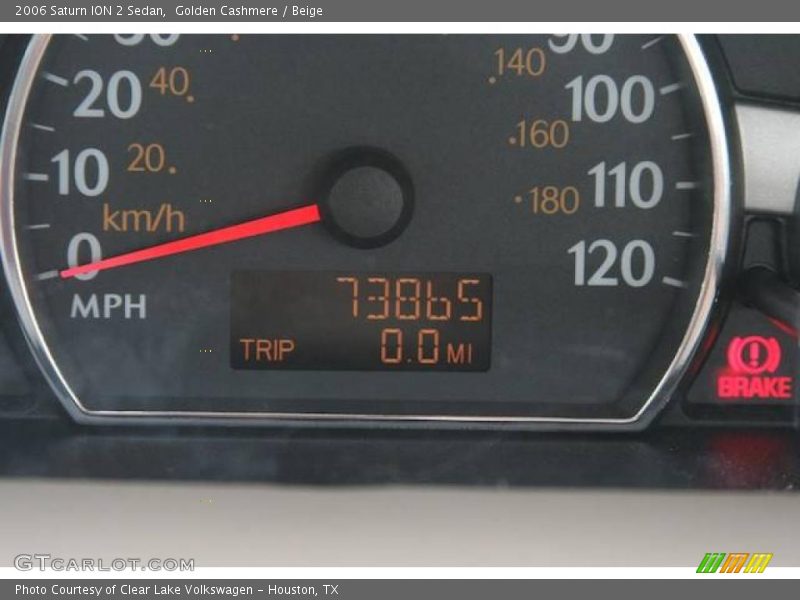 Golden Cashmere / Beige 2006 Saturn ION 2 Sedan