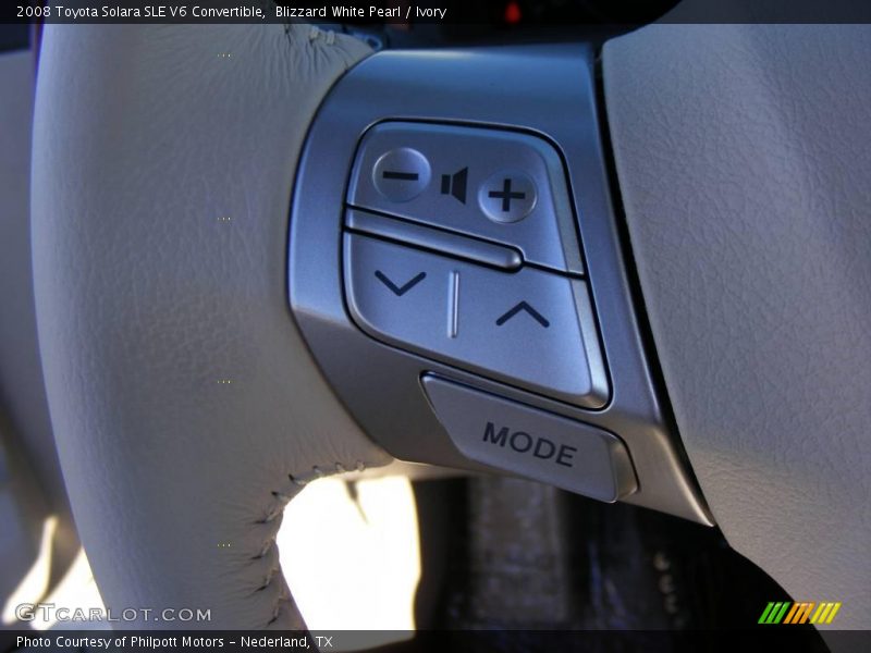 Blizzard White Pearl / Ivory 2008 Toyota Solara SLE V6 Convertible