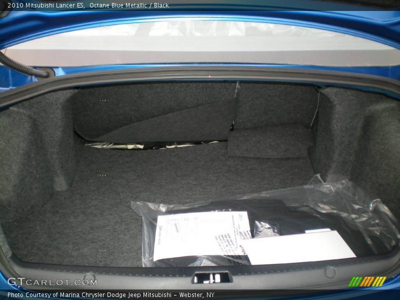 Octane Blue Metallic / Black 2010 Mitsubishi Lancer ES