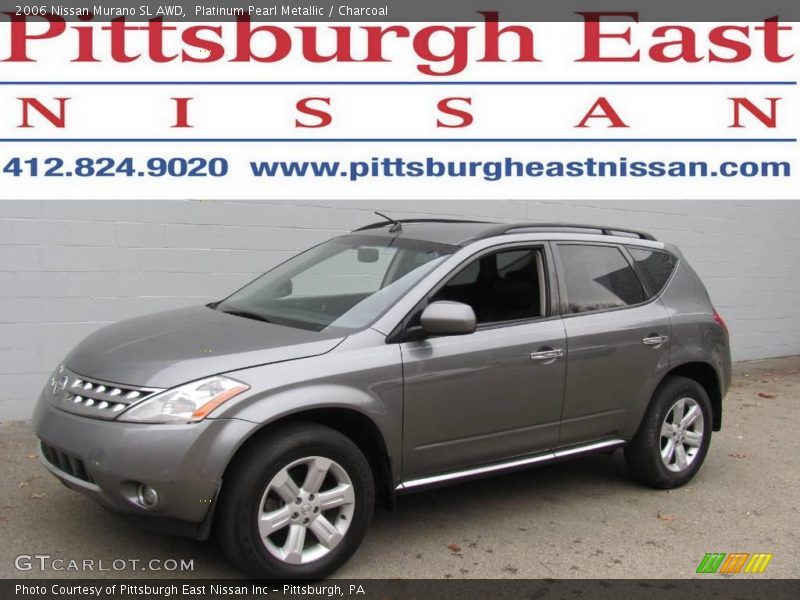 Platinum Pearl Metallic / Charcoal 2006 Nissan Murano SL AWD