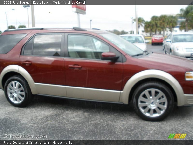 Merlot Metallic / Camel 2008 Ford Taurus X Eddie Bauer