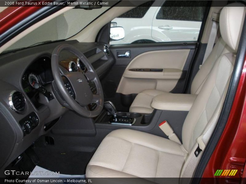 Merlot Metallic / Camel 2008 Ford Taurus X Eddie Bauer