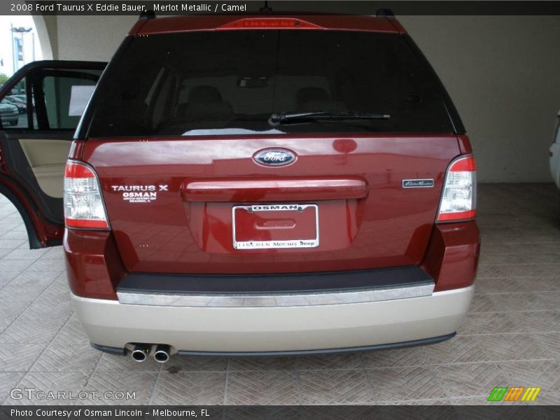 Merlot Metallic / Camel 2008 Ford Taurus X Eddie Bauer