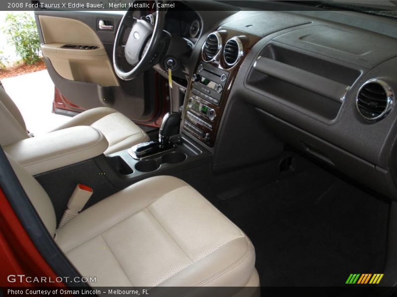 Merlot Metallic / Camel 2008 Ford Taurus X Eddie Bauer