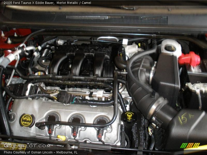 Merlot Metallic / Camel 2008 Ford Taurus X Eddie Bauer