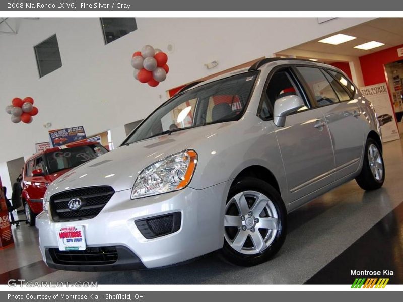 Fine Silver / Gray 2008 Kia Rondo LX V6