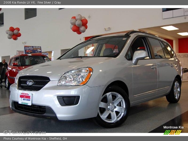 Fine Silver / Gray 2008 Kia Rondo LX V6