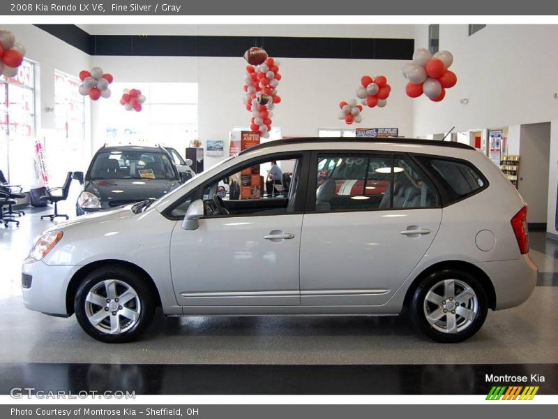 Fine Silver / Gray 2008 Kia Rondo LX V6