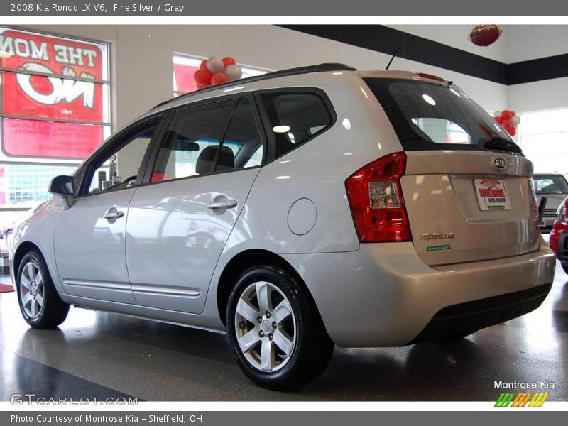 Fine Silver / Gray 2008 Kia Rondo LX V6