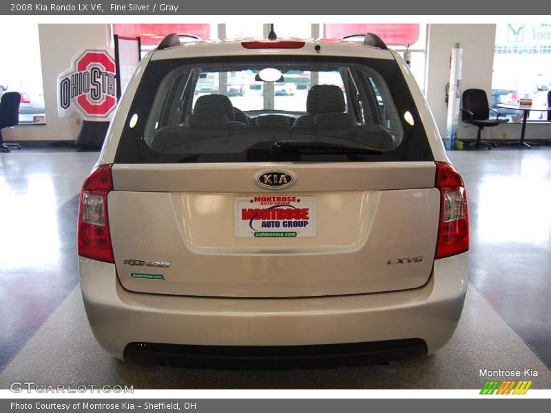 Fine Silver / Gray 2008 Kia Rondo LX V6