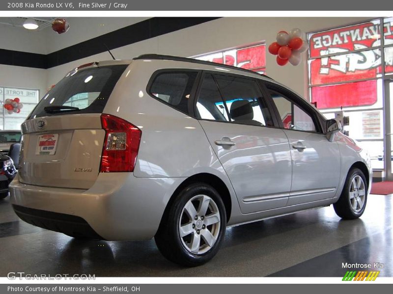 Fine Silver / Gray 2008 Kia Rondo LX V6