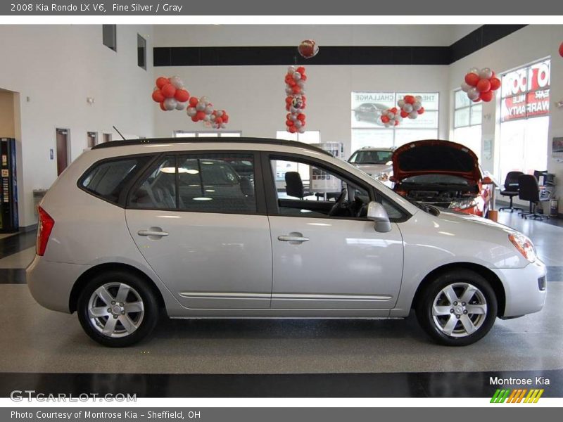 Fine Silver / Gray 2008 Kia Rondo LX V6