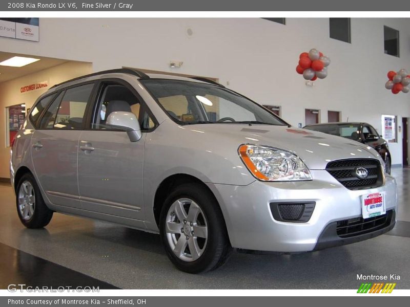 Fine Silver / Gray 2008 Kia Rondo LX V6