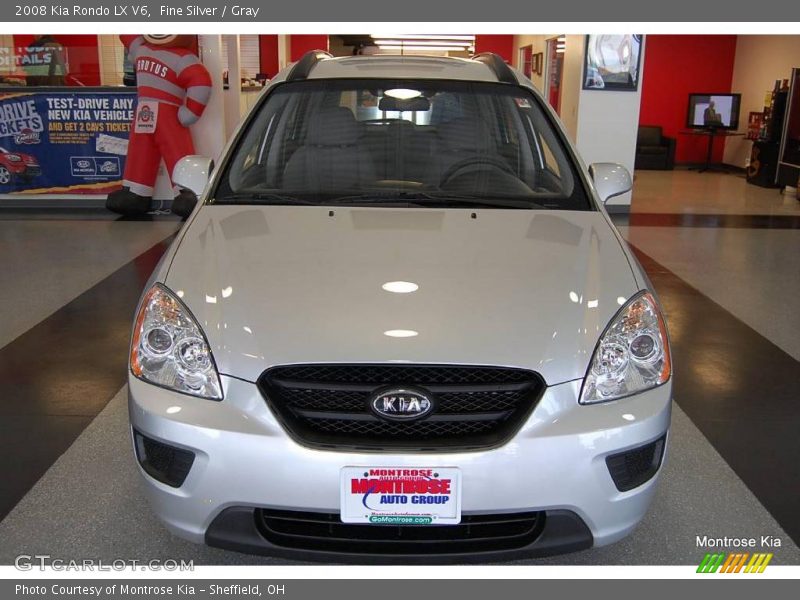Fine Silver / Gray 2008 Kia Rondo LX V6