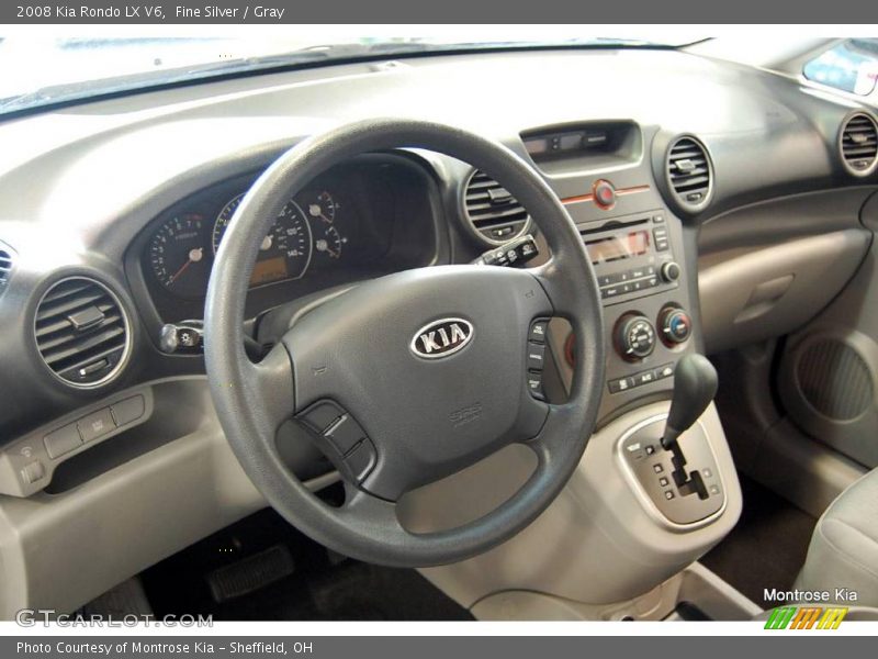 Fine Silver / Gray 2008 Kia Rondo LX V6