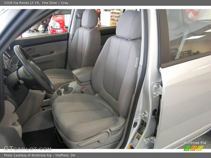 Fine Silver / Gray 2008 Kia Rondo LX V6