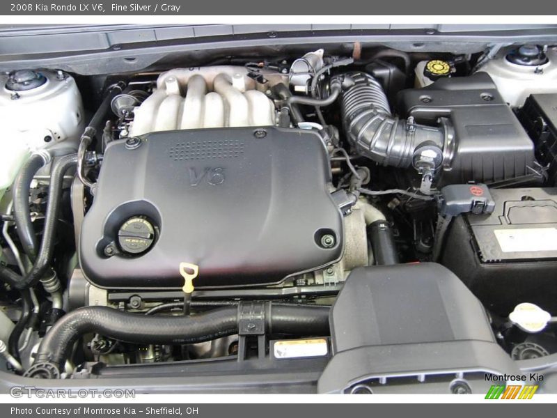 Fine Silver / Gray 2008 Kia Rondo LX V6