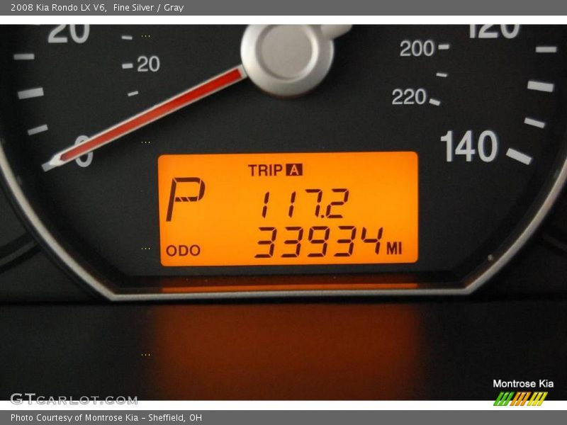Fine Silver / Gray 2008 Kia Rondo LX V6